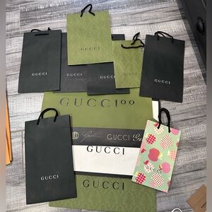 Gucci Assorted Green and Black Bags